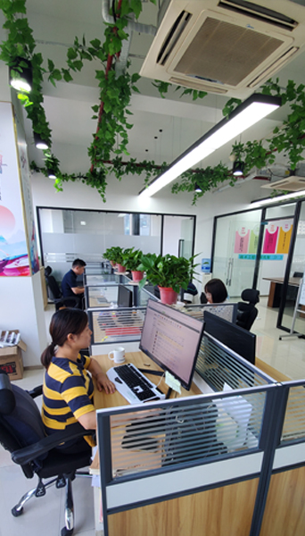 喜迎上海精颜化工乔迁之喜(图3) 销售办公区
